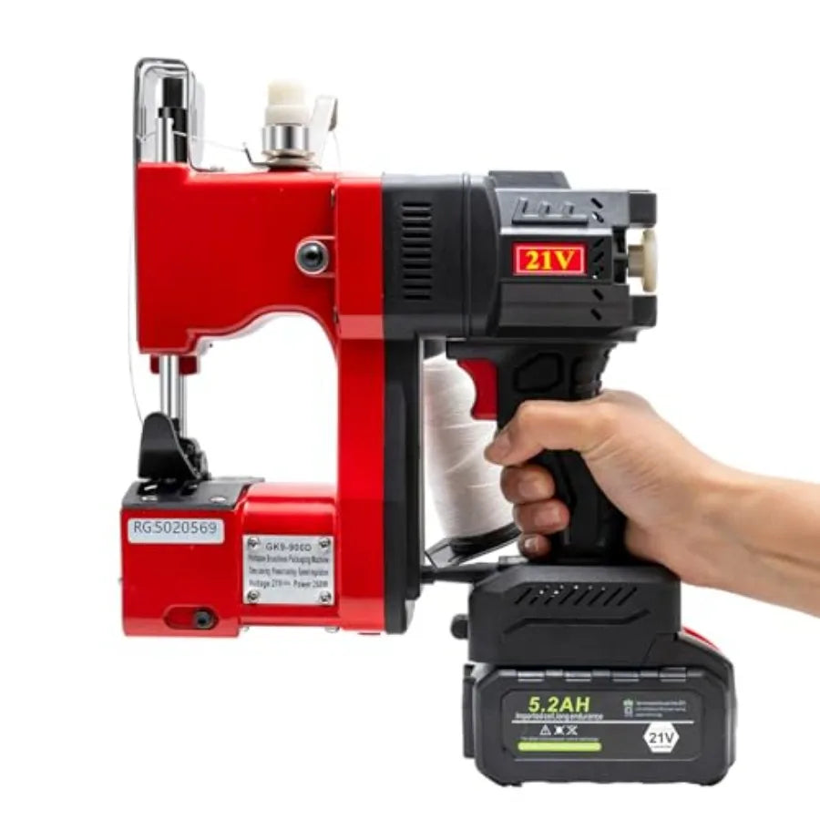 Battery Bag Sewing Closing Machine Brushless Motor Cordless Portable Bag Closer Stitcher Packing Machine