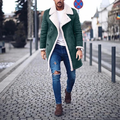 2025 New Men's Clothing Fashion Loose Men's Jackets Winter Polar Fleec