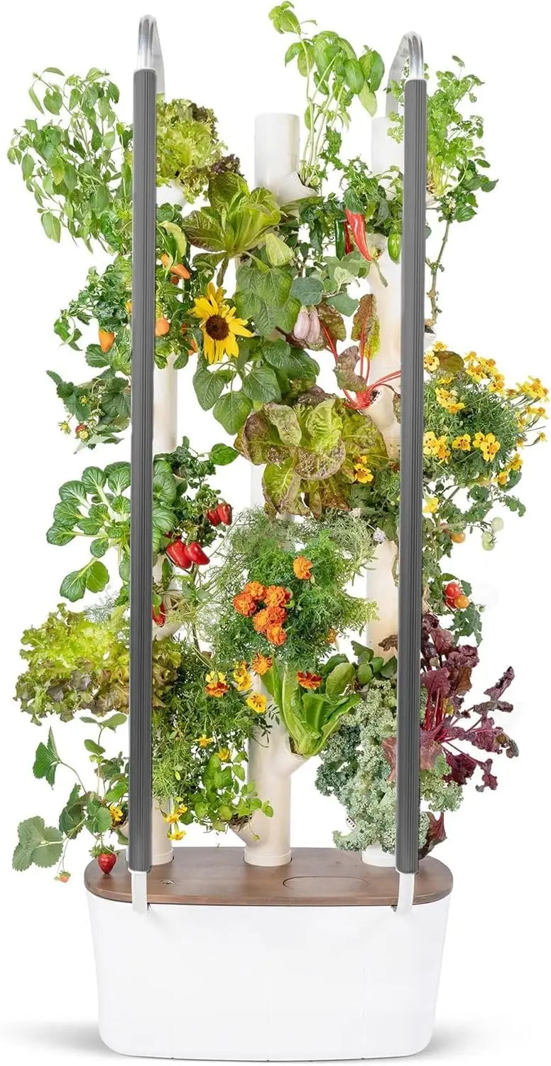 Hydroponics Growing System Kit,Vertical Indoor Garden Planter Herb Garden