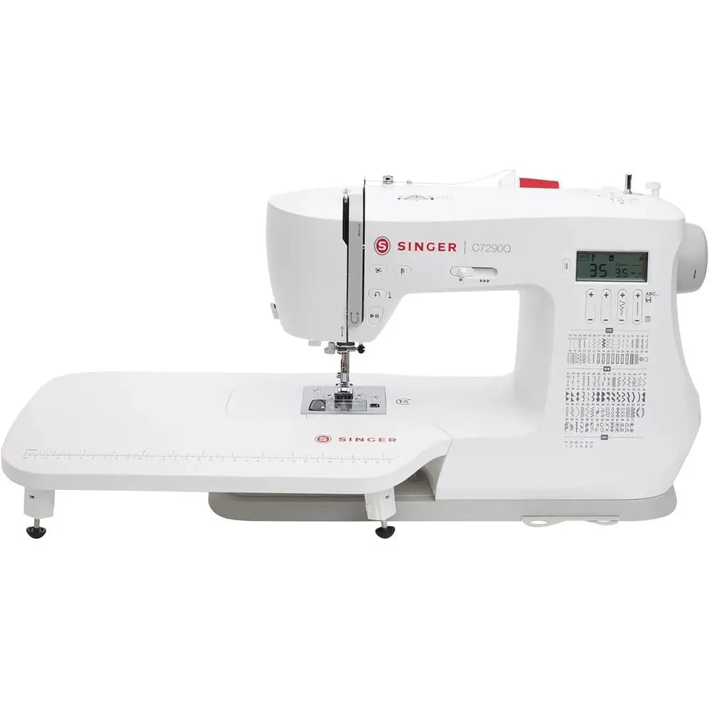 Advanced C7290Q Sewing & Quilting Machine With Extension Table, 12 Pre-Set Stitches, 1-Step Buttonhole, Alphabet, Lcd Display, A