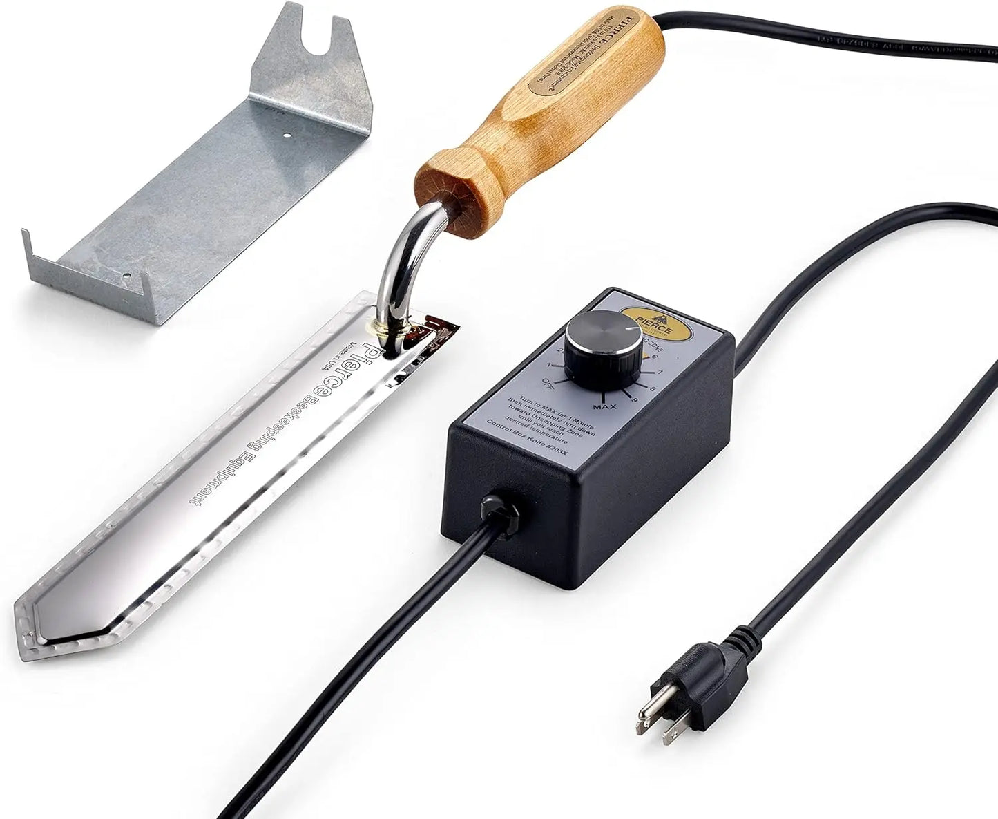 Stainless Steel Beekeeper Uncapping Electric Knife with Controller Stand | Beekeeping Supplies,Hot Knife Cutting Tool,Beekeeping