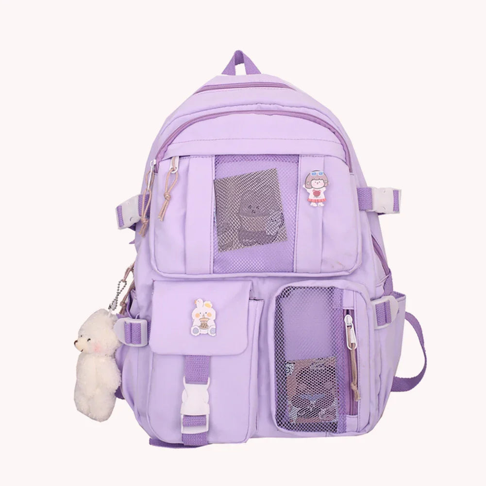 School Backpack College Bookbag Travel Daypack Gorgeous Aesthetic Backpack with Handle Student Bookbag with Multi Pockets for Gift