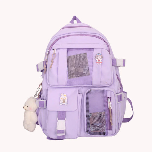School Backpack College Bookbag Travel Daypack Gorgeous Aesthetic Backpack with Handle Student Bookbag with Multi Pockets for Gift
