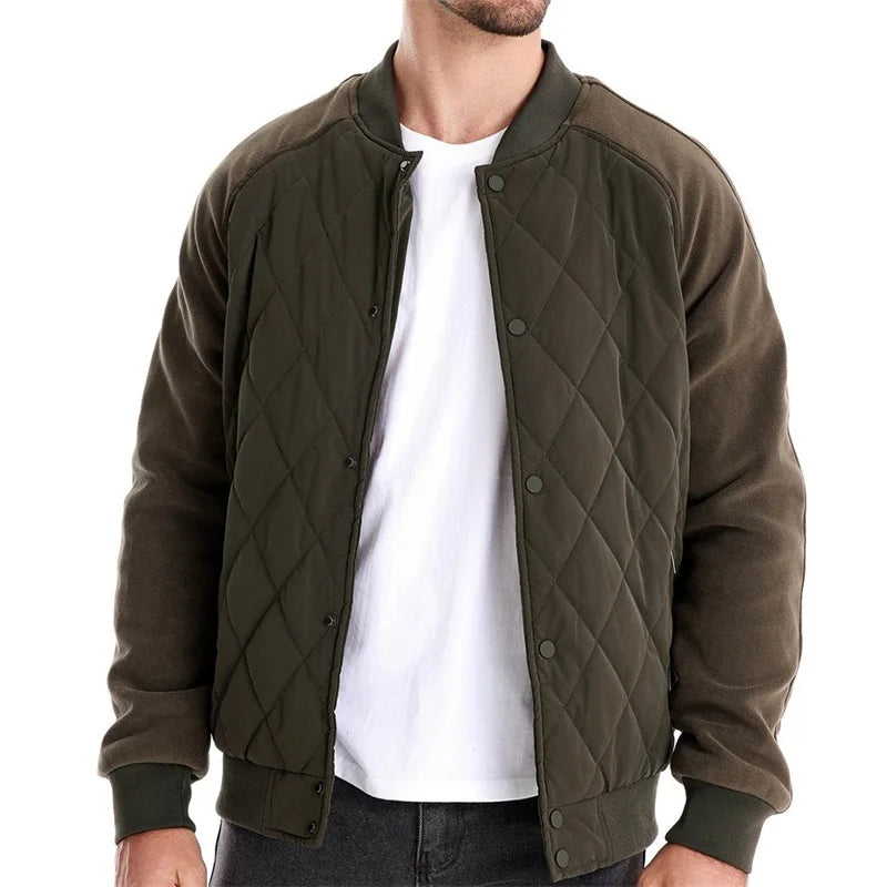 Men s Winter Coats Stylish Long Sleeve Button Up Thick Warm Casual Jac