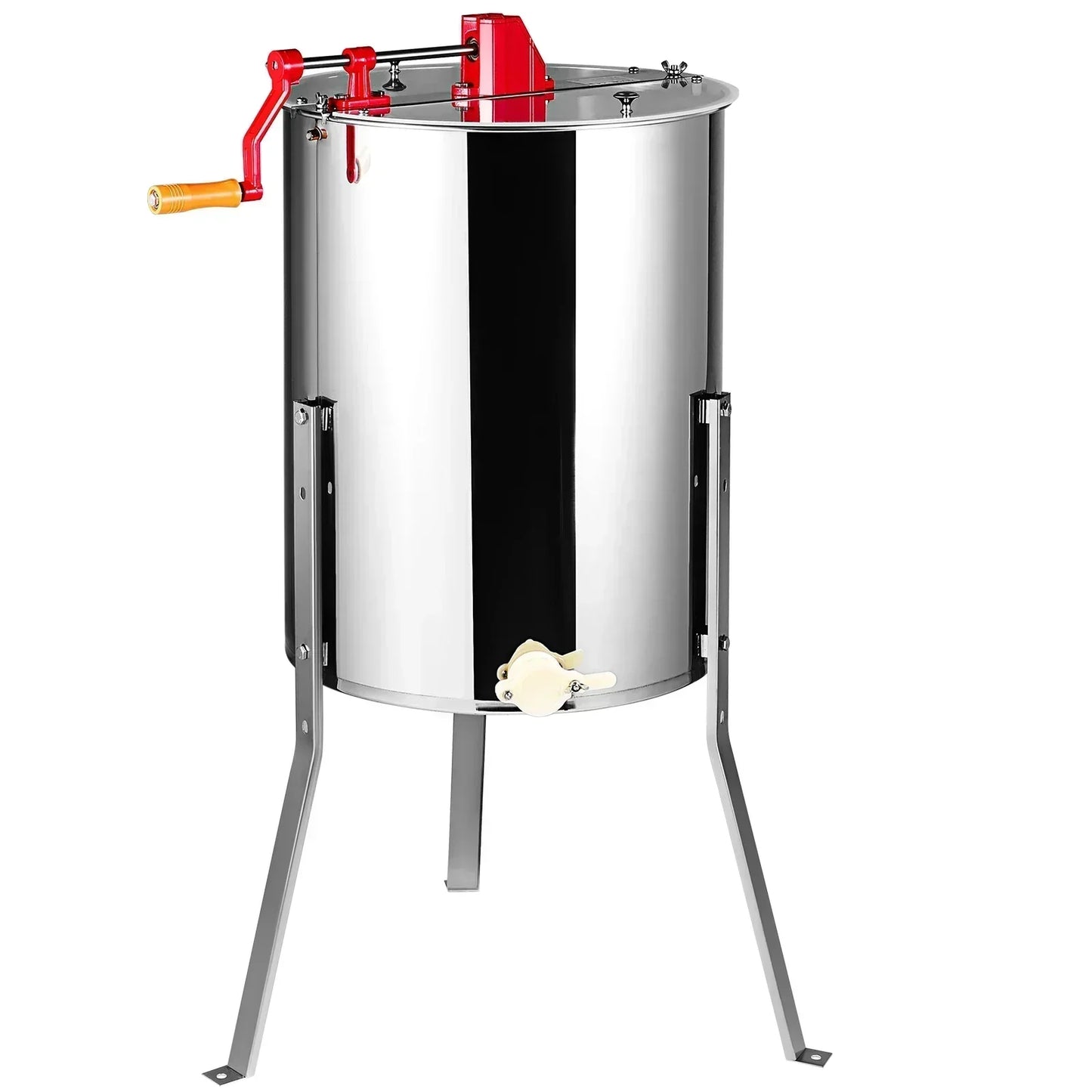 SUCCEBUY Honey Extractor - 4/8 or 2/4 Frame Electric & Manual Stainless Steel Honeycomb Spinner