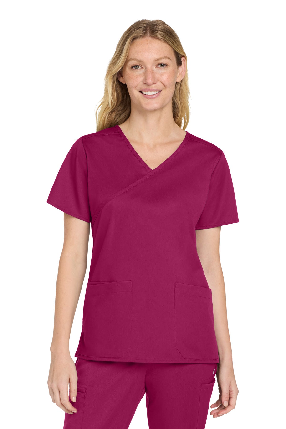 Wink Women's WorkFlex Mock Wrap Top WW4760
