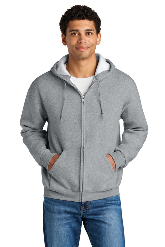 Jerzees Rugged Unisex Full-Zip Hooded Sweatshirt Z12M