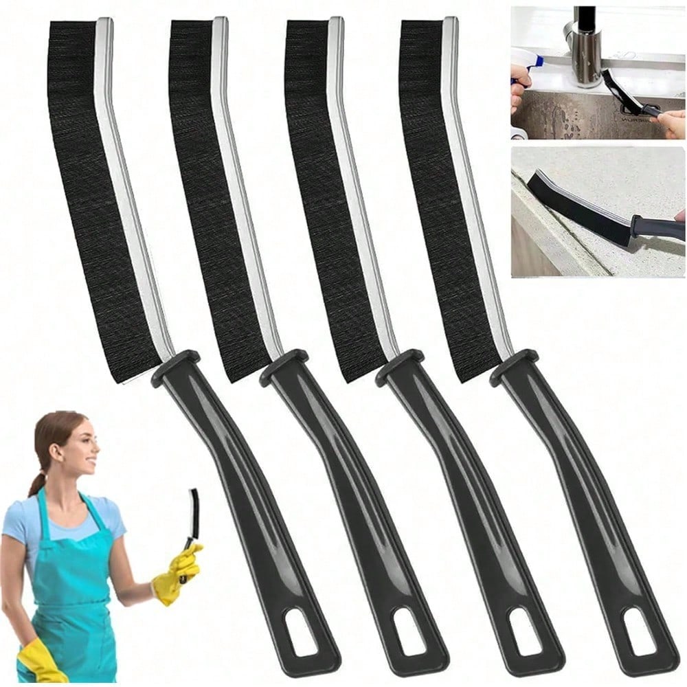 Hard Bristle Gap Cleaning Brush Set, Small Tile Grout Brush, Household Narrow G image 0