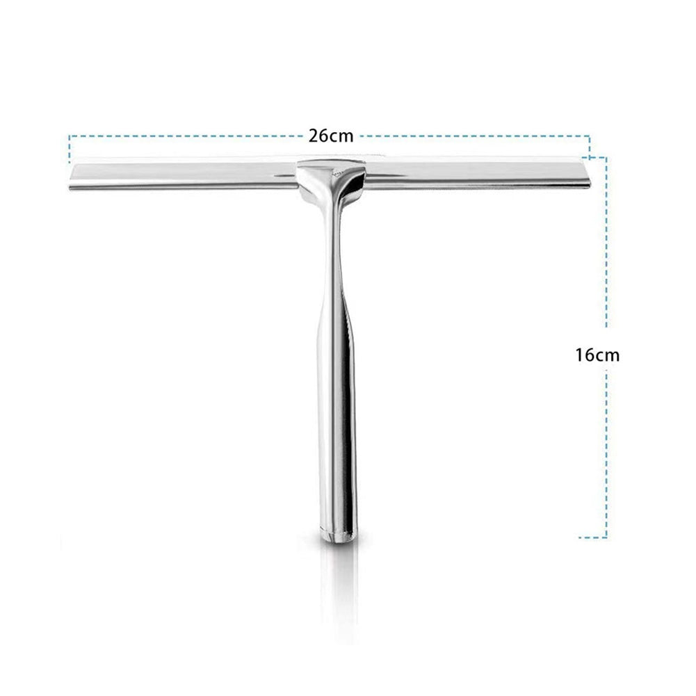 Stainless Steel Window Glass Wiper Multifunctional Shower Squeegee Wiper Brush  image 6