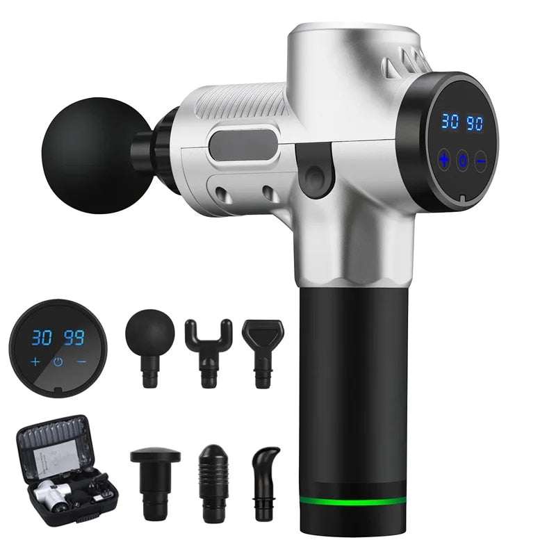 Portable Massage Gun for Body Neck Deep Tissue Muscle Relaxation Gout Pain Reli