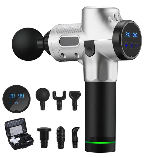 Portable Massage Gun for Body Neck Deep Tissue Muscle Relaxation Gout Pain Reli