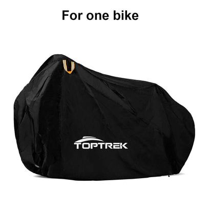 Toptrek Bike Cover 210D Oxford Outdoor Storage Waterproof & Anti-UV Bicycle Cov image 3