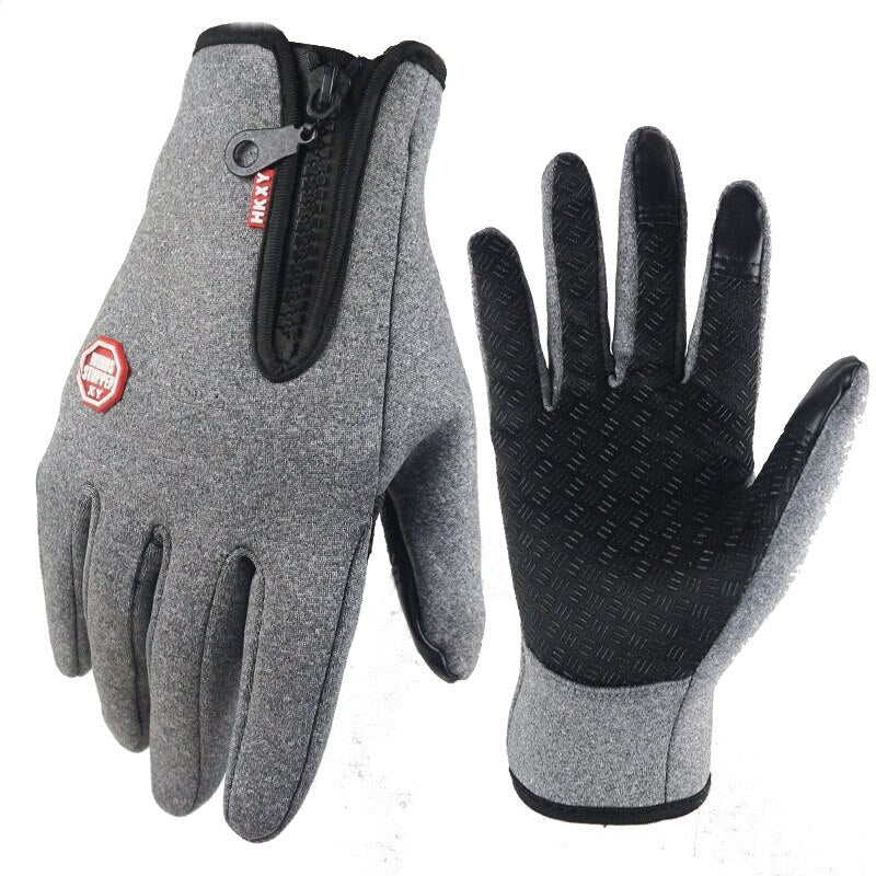 Winter Fleece Gloves for Men Women Touchscreen Warm Outdoor Cycling Driving Col image 1
