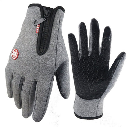 Winter Fleece Gloves for Men Women Touchscreen Warm Outdoor Cycling Driving Col image 1