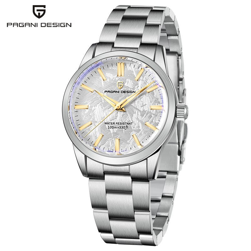 PAGANI DESIGN 40MM Men Quartz Watches TMI VH31 Luxury Business Top Sapphire 316 image 3