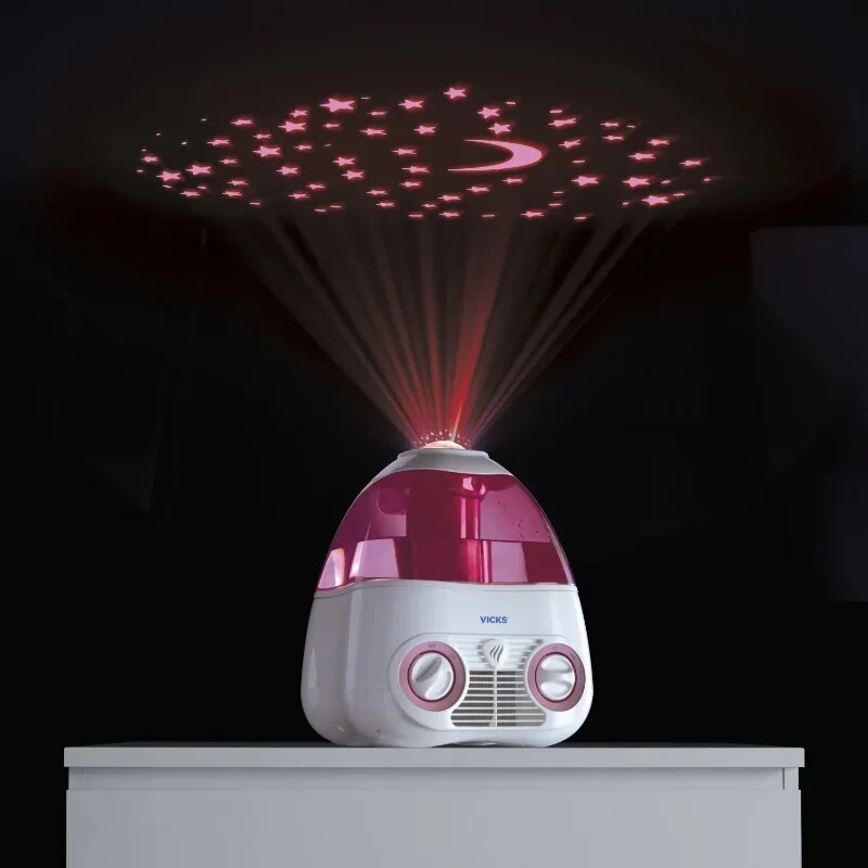 Starry Night Cool Mist Humidifier with Projector & VapoPad Scent Pad Heater 400 image 3