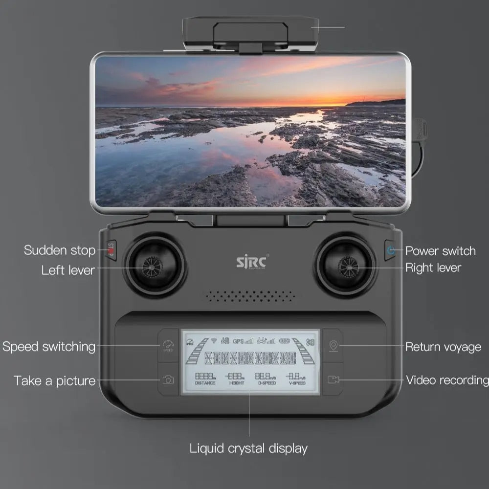 SJRC F22S 4K PRO GPS Drone With Camera Obstacle Avoidance 2-Axis Brushless RC Q image 11