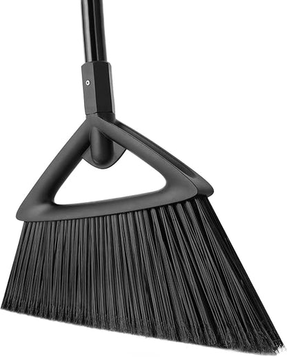 broom, angle broom with 57" long handle - fit heavy-duty cleaning, also works w image 0