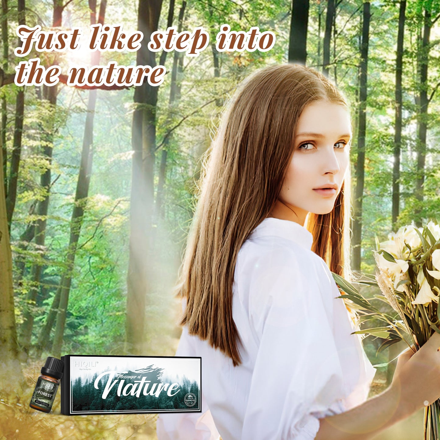 HIQILI Fragrance Oils Set-Nature Theme | TOP 6 Gift Set Use For Aromatherapy,Di image 2