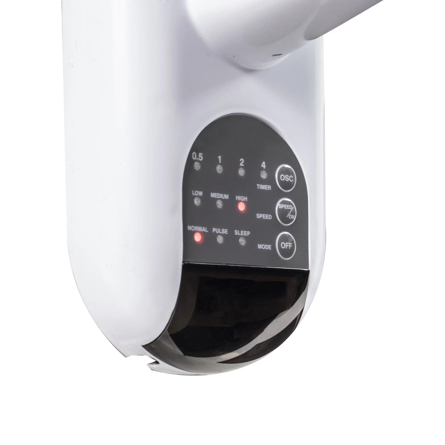 16" 3-Speed Oscillating Wall Mount Fan with Remote Control, Timer and Adjustabl image 2