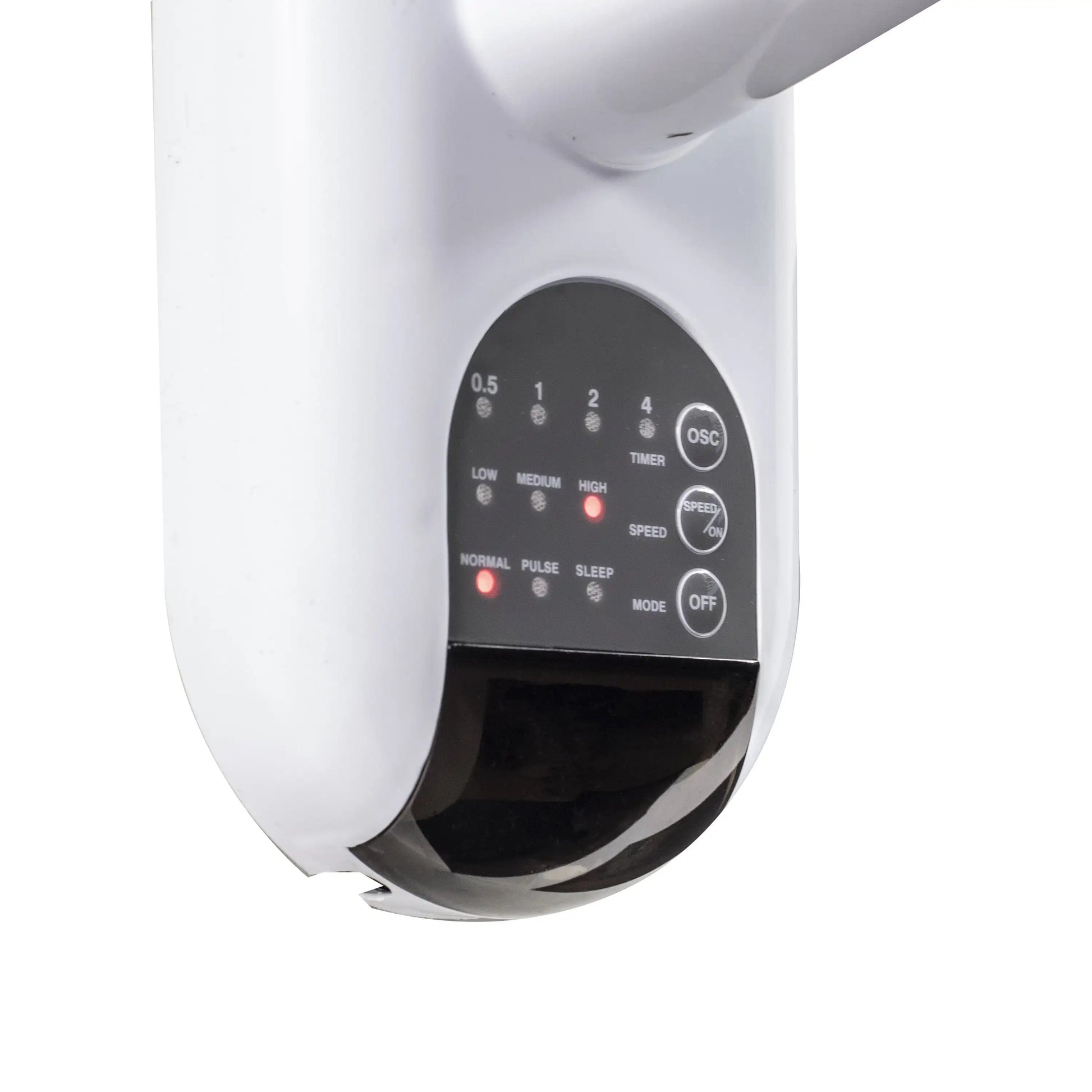 16" 3-Speed Oscillating Wall Mount Fan with Remote Control, Timer and Adjustabl image 2