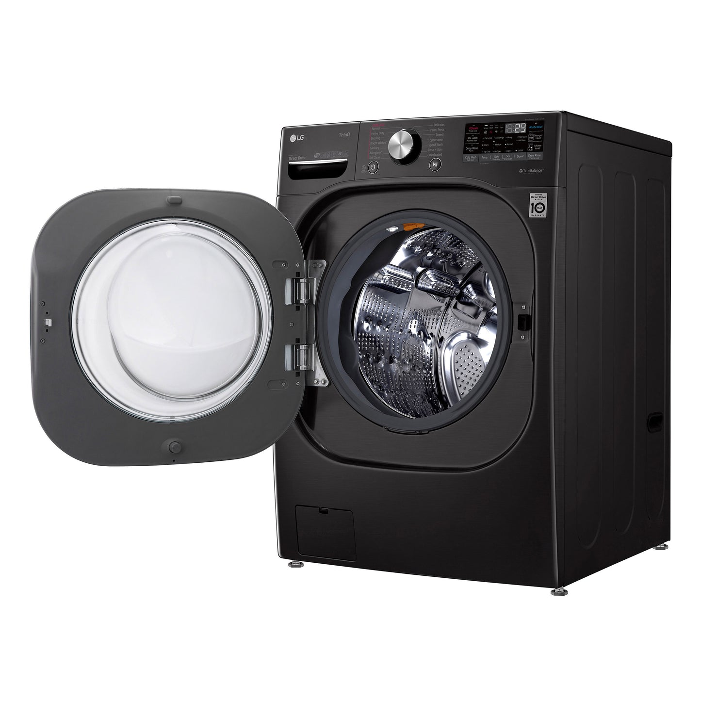 LG 5.0 cu. ft. Front Load Washer with TurboWash 360° and 7.4 cu. ft. GAS Dryer image 0