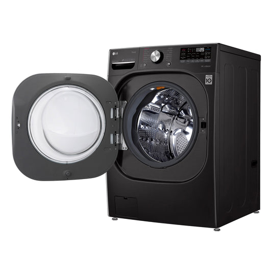 LG 5.0 cu. ft. Front Load Washer with TurboWash 360° and 7.4 cu. ft. GAS Dryer image 0