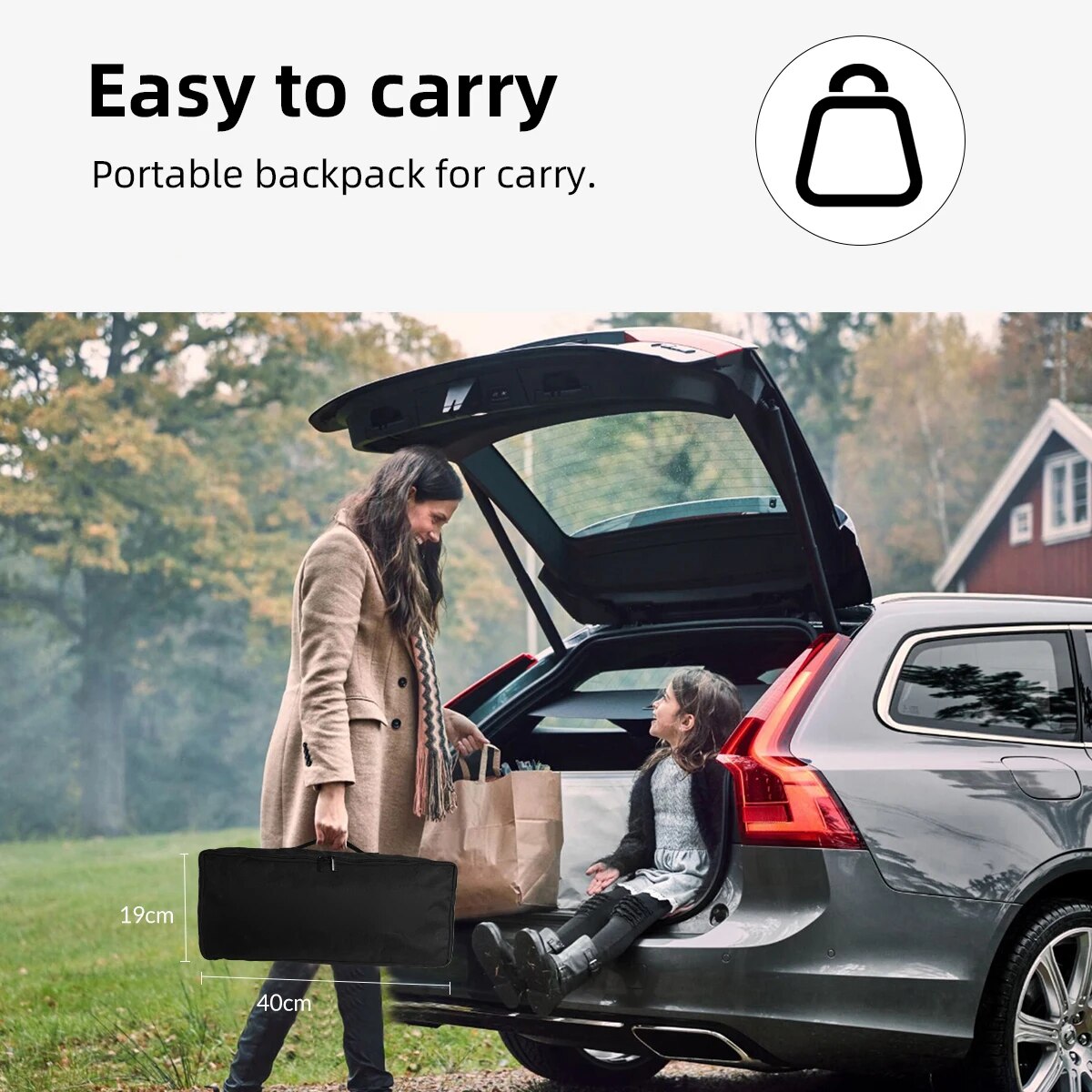 VEIDADZ Projector Screen With Stand Soft White Less Creases 60 84 100 120in Wit image 8