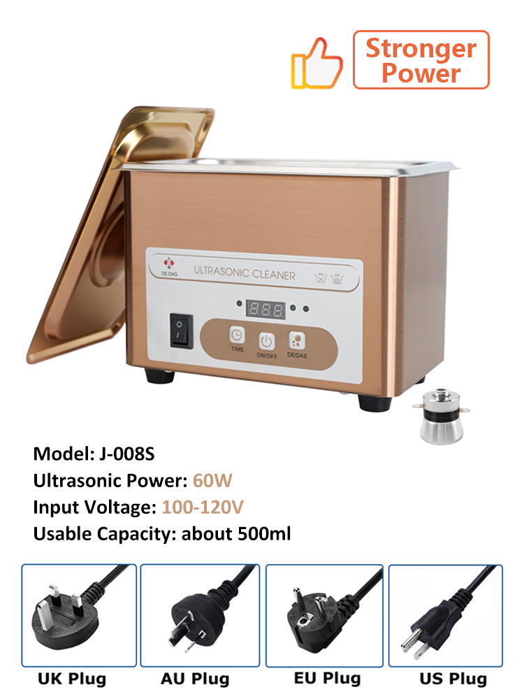 800ml Ultrasonic Cleaner 40kHz Ultra Sonic Cleaner with Timer Ultrasonic Jewelr image 1