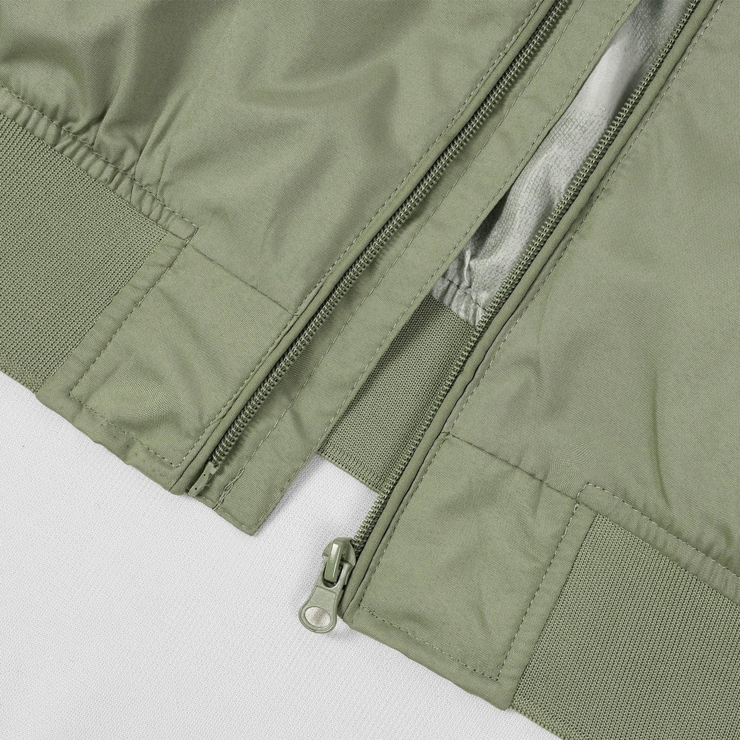 Men Bomber Jacket Fashion  Lightweight Windbreaker Spring Fall Casual