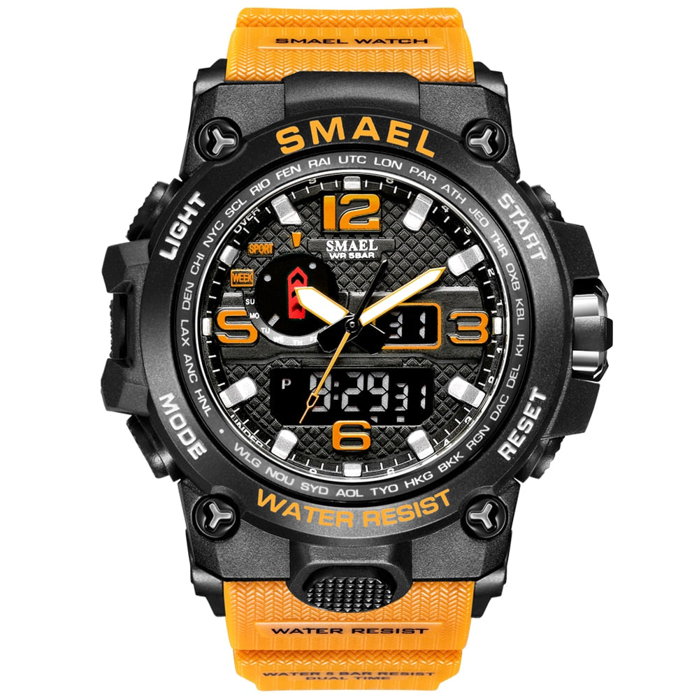 SMAEL Brand Watch For Men, 1545D Man Camouflage Military Sport Watches, Shock R image 4
