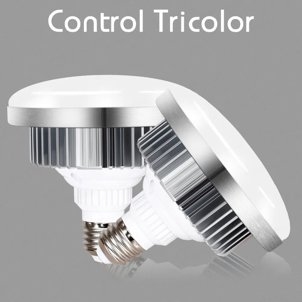 SH Pography Bulbs UFO LED Lights Lamp Po Studio  5500K Stepless Dimming f