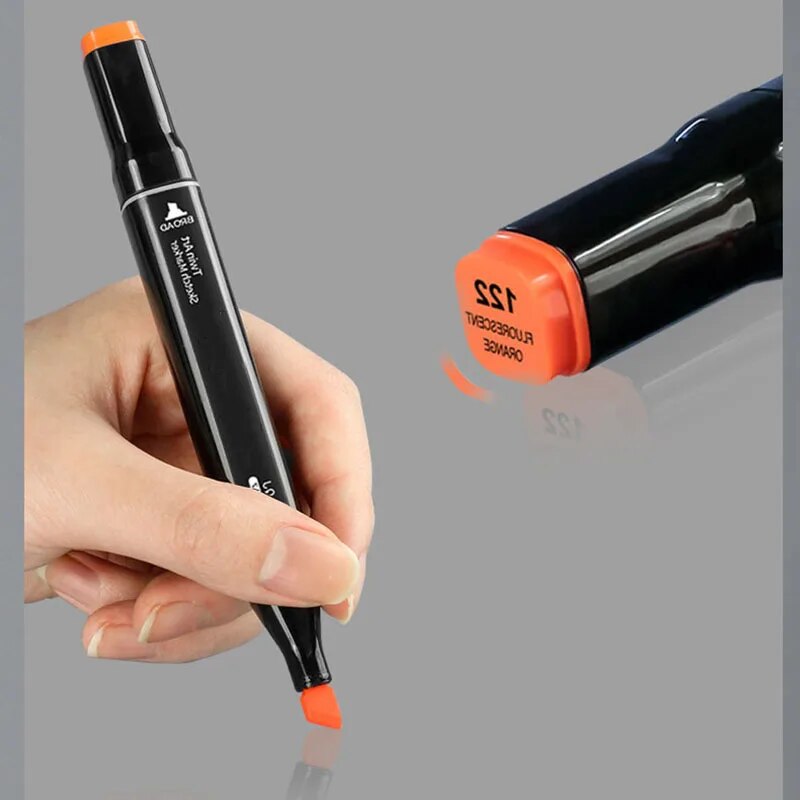 Colour Double Headed Oily Marker Set Sketch Drawing Graffiti Art Markers for St image 12