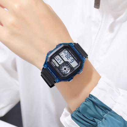 SKMEI Japan Digital Movement Countdown Sport Watches Mens Multifunction 5Bar Wa image 4