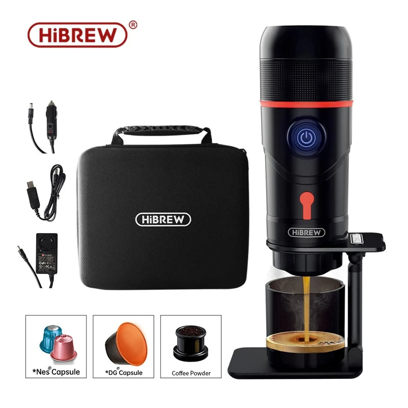 HiBREW Portable Coffee Machine for Car & Home,DC12V  Expresso Coffee Maker Fit image 2