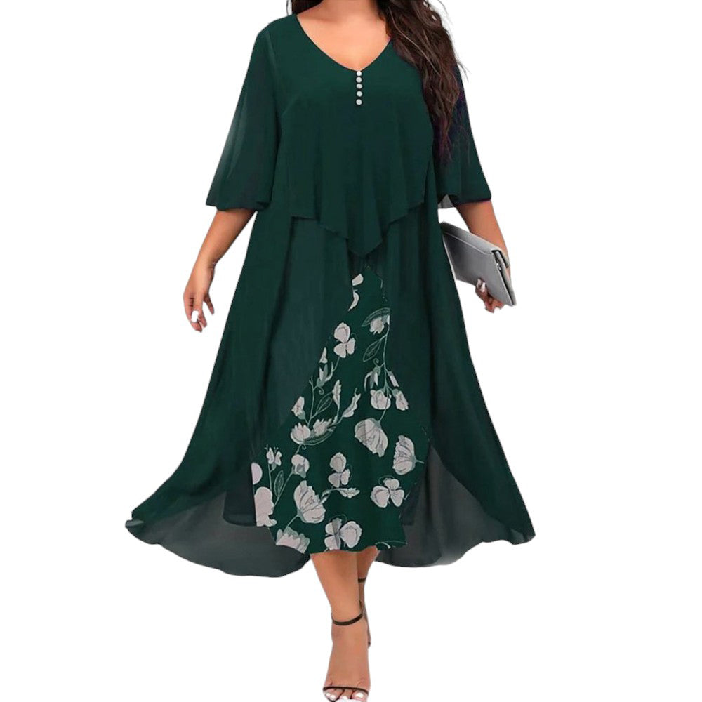 Oversized Long Dress for Women Clothing 2024 Summer Plus Size Elegant Vestidos  image 1