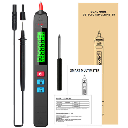 BSIDE Digital Multimeter Pen Type Smart multitester Auto Range DC AC Voltage Ca