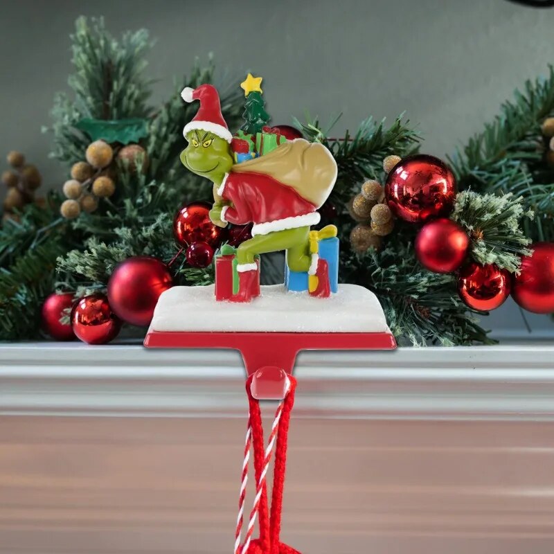 christmas Who Stole Christmas Metal Christmas Stocking Her, Weighted, Green
