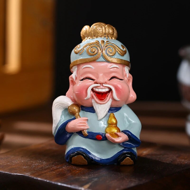 Resin God of Wealth Mascot Ornaments Home/Room/Car Decoration Feng Shui Fortune image 6