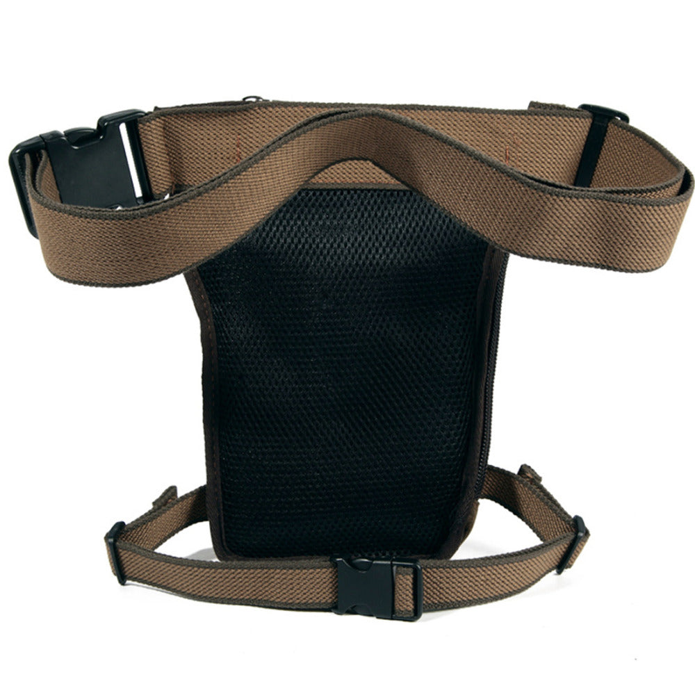 Men Drop Leg Bag Waist Fanny Pack Motorcycle Rider Tactical Military Messenger  image 9