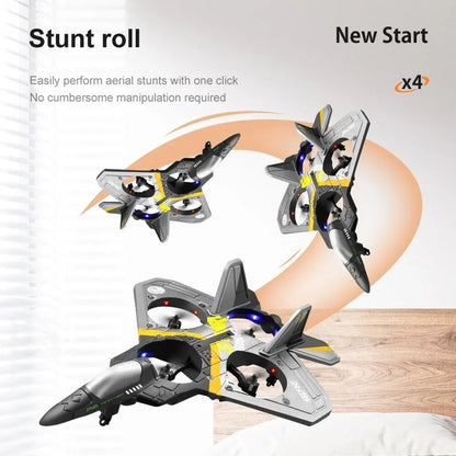V17 Rc Plane Gravity Sensing  Aircraft Glider with Light Radio Control Helicopt image 8