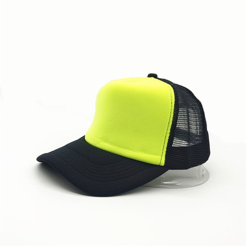 Unisex Cheaper 5 Panel Trucker Hat For Adult Summer Net Baseball Cap Men Women  image 3