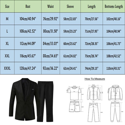 Men 3 Piece Suit Wedding Party Business Office Formal Blazers Sets Jac