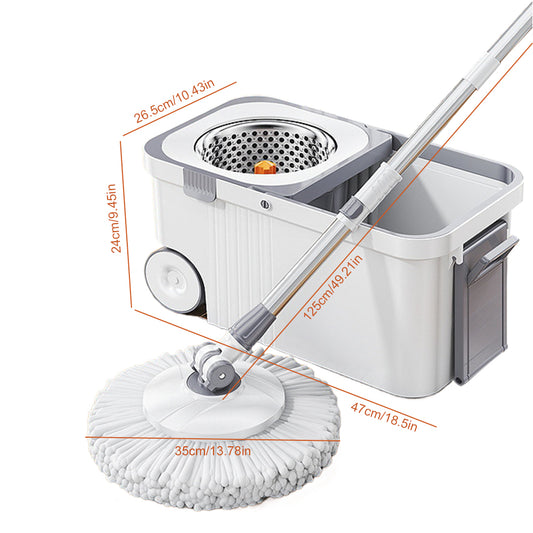 Automatic Dehydration Mop and  Bucket Household Cleaning Brush Mop Brooms Clean image 0