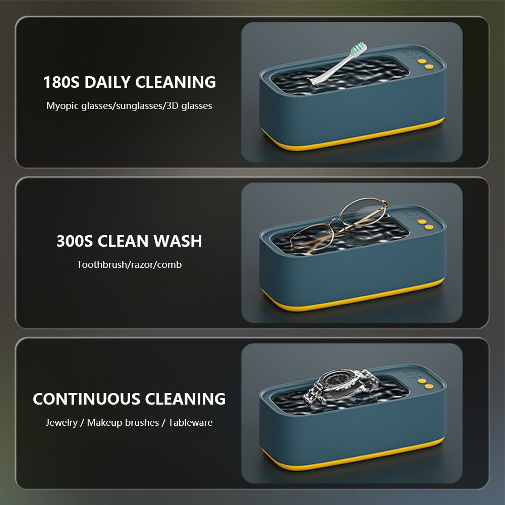 Portable Ultrasonic Cleaning Machine 45KHZ High Frequency Vibration Cleaner 360 image 1