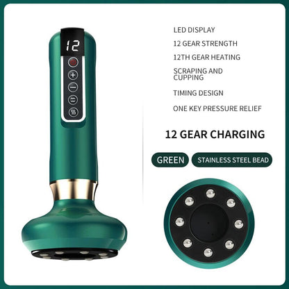 Scraping Infrared Heat Slimming Massage Tricolor Electric Scraping Instrument A image 7