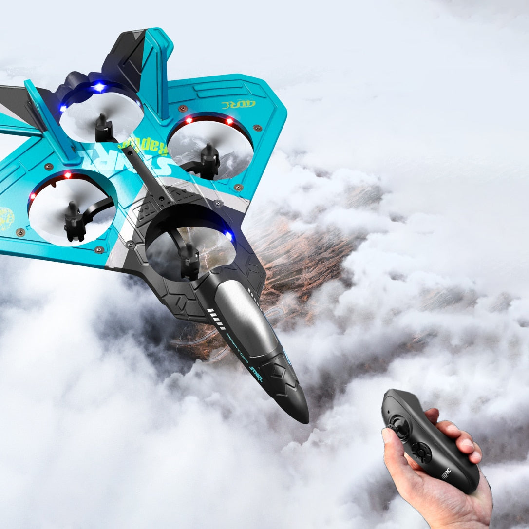 V17 RC Plane 2.4G 6CH Remote Control RC Airplanes Fighter Hobby Glider RC Plane