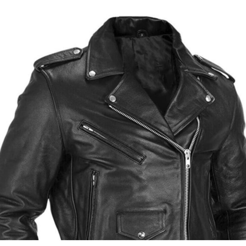 2024 New European and American Hot Models European Size Motorcycle Men's Leathe image 4