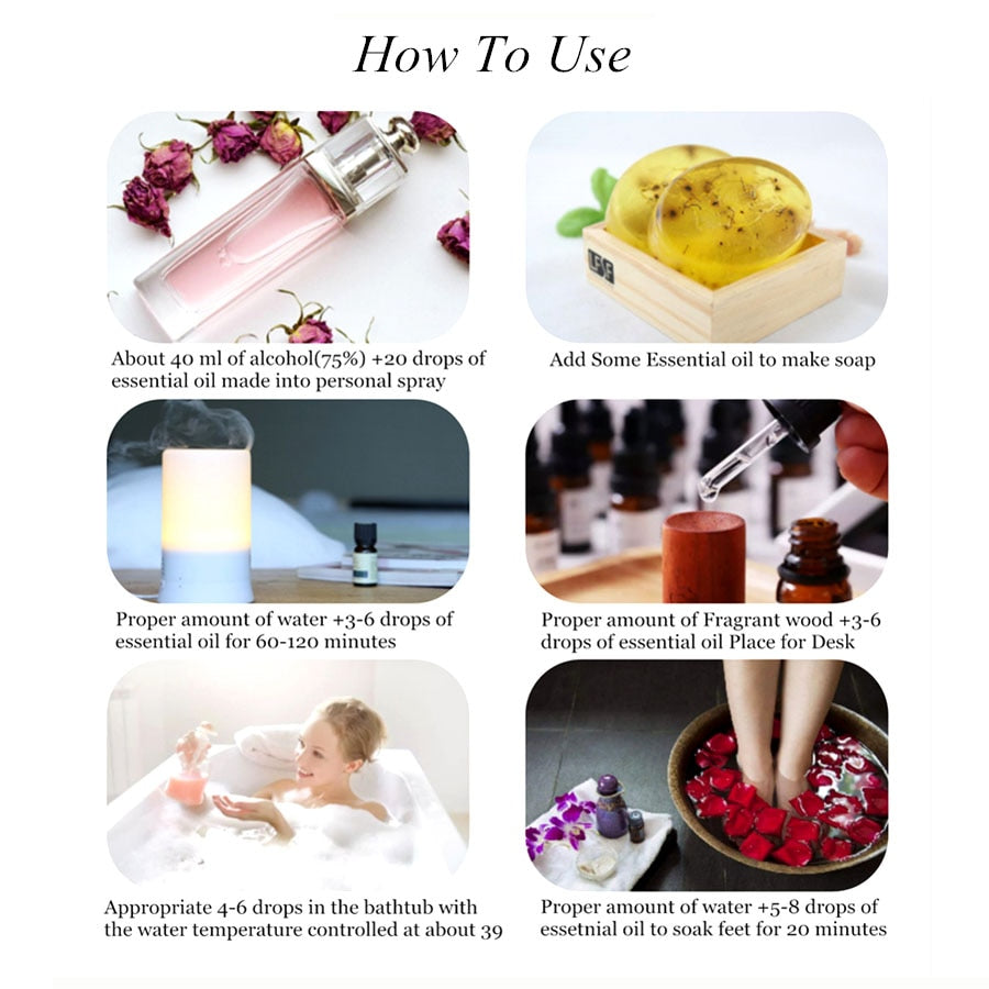 PHATOIL Pure Natural Aromatherapy Essential Oils Set for Candles Scented Aromat image 6