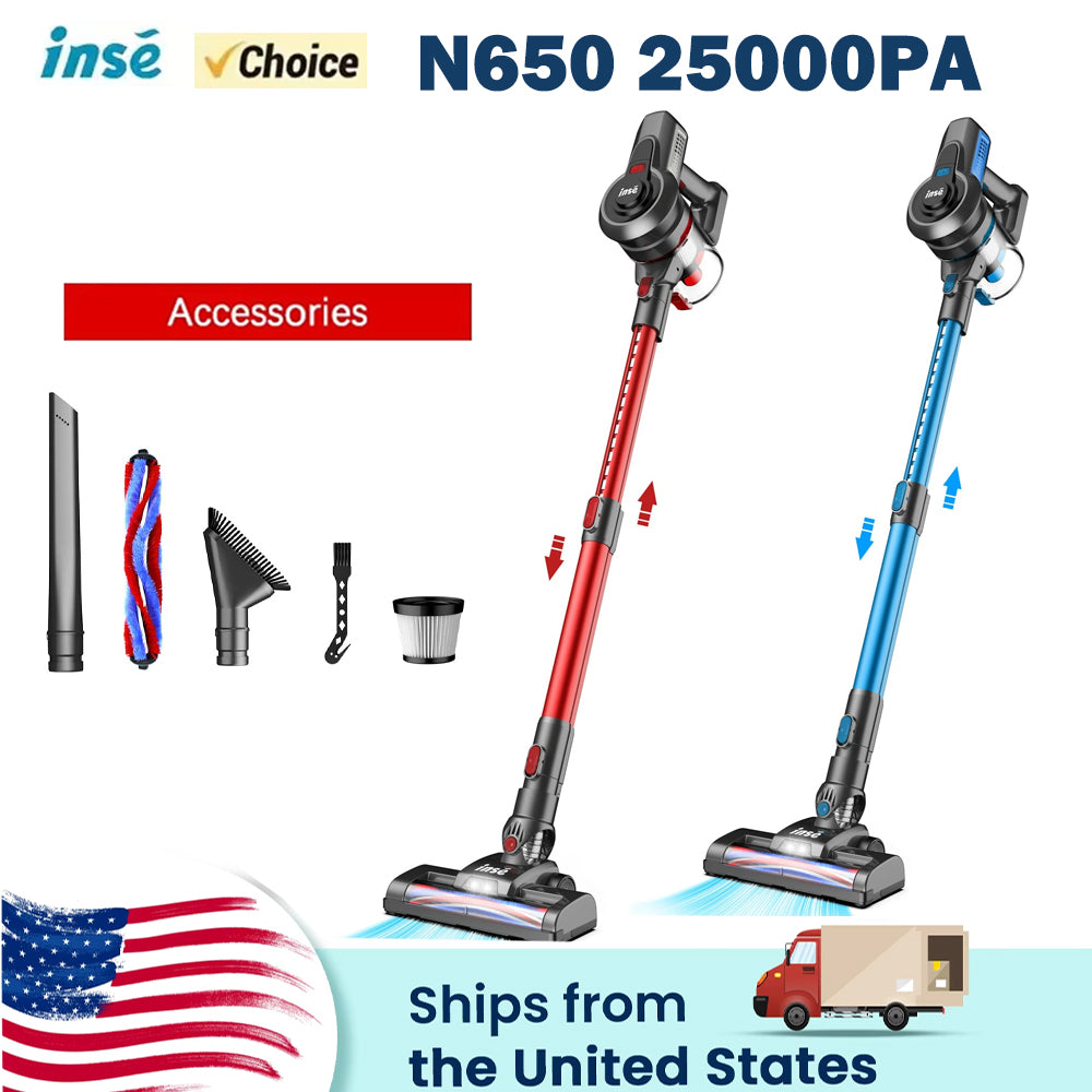 INSE N650 Cordless Vacuum Cleaner 4-in-1 Stick Vacuum Cleaner 160W Rechargeable image 2